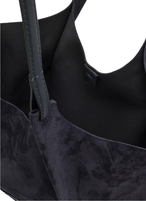 DUA Sac bandouli&egrave;re en cuir nuit - Sacs pour Femme