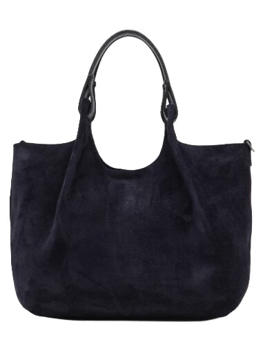 DUA Sac bandouli&egrave;re en cuir nuit - Sacs pour Femme