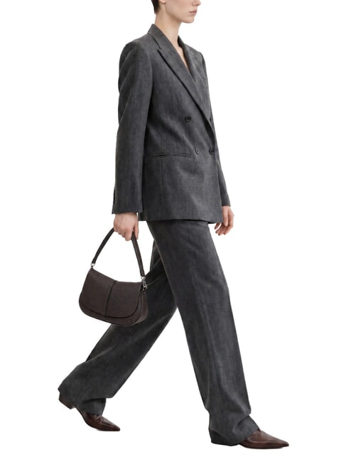 HELENA ROUND Sac bandouli&egrave;re en cuir exprim&eacute; - Sacs pour Femme