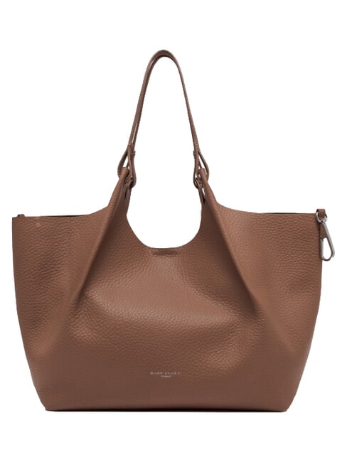 DUA Grand sac &agrave; bandouli&egrave;re en cuir noix - Sacs pour Femme