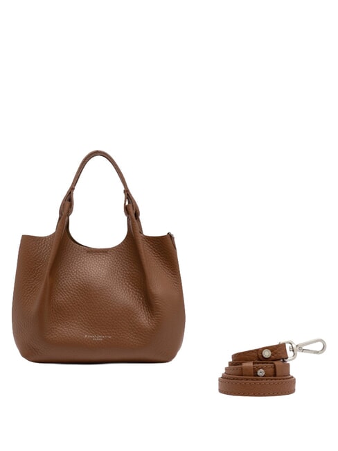 DUA Sac bandouli&egrave;re, en cuir noix - Sacs pour Femme