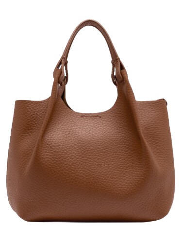 DUA Sac bandouli&egrave;re, en cuir noix - Sacs pour Femme