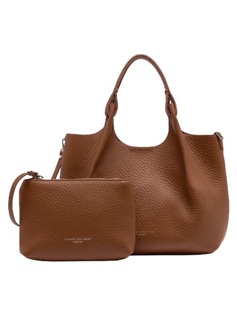 DUA Sac bandouli&egrave;re, en cuir noix - Sacs pour Femme