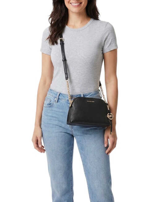 FREDDIE Sac bandouli&egrave;re en cuir noir - Sacs pour Femme