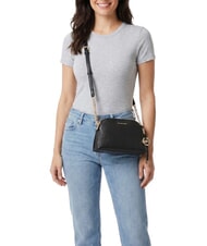 MICHAEL KORS FREDDIE Sac bandouli&egrave;re en cuir noir - Sacs pour Femme - 2