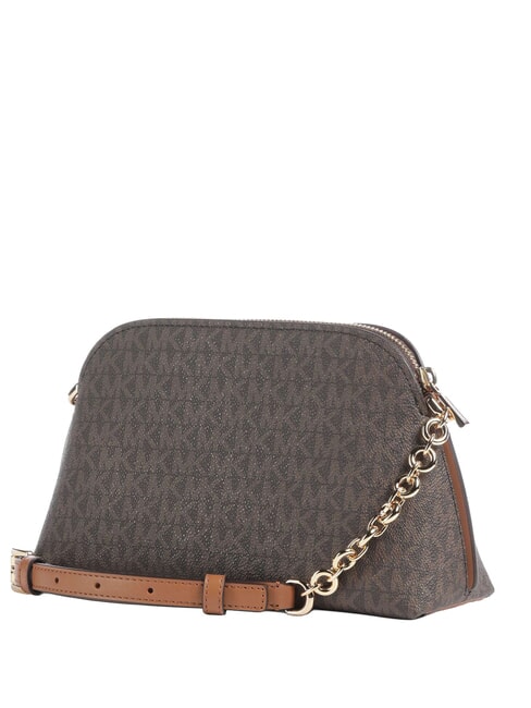 FREDDIE sac bandouli&egrave;re brun/gland - Sacs pour Femme
