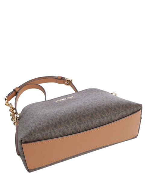 FREDDIE sac bandouli&egrave;re brun/gland - Sacs pour Femme