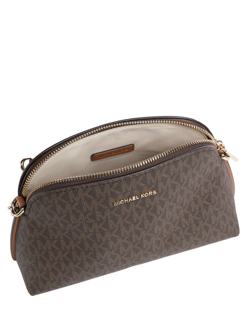 FREDDIE sac bandouli&egrave;re brun/gland - Sacs pour Femme