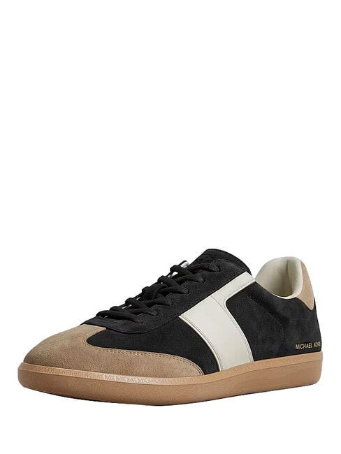 JOVIE Baskets en cuir noir multicolore - Chaussures Femme