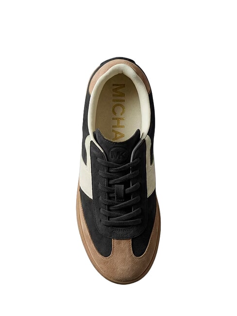 JOVIE Baskets en cuir noir multicolore - Chaussures Femme