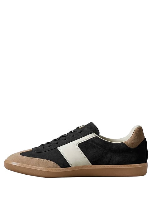JOVIE Baskets en cuir noir multicolore - Chaussures Femme