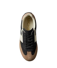 MICHAEL KORS JOVIE Baskets en cuir noir multicolore - Chaussures Femme - 4