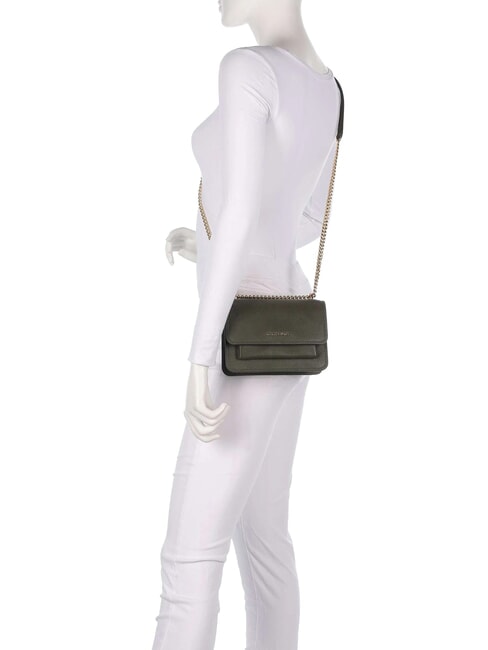 CLAIRE Mini sac port&eacute; &eacute;paule/&agrave; bandouli&egrave;re loden - Sacs pour Femme