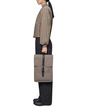 RAINS BACKPACK MINI Sac &agrave; dos &eacute;tanche cendre - Sacs &agrave; dos pour l'&Eacute;cole & les Loisirs - 5
