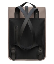 RAINS BACKPACK MINI Sac &agrave; dos &eacute;tanche cendre - Sacs &agrave; dos pour l'&Eacute;cole & les Loisirs - 4