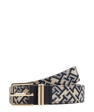 TOMMY HILFIGER TH SQUARE Ceinture bleu de l'espace - Ceintures - 3