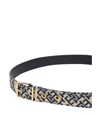TOMMY HILFIGER TH SQUARE Ceinture bleu de l'espace - Ceintures - 4