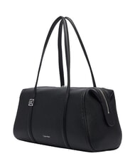 CALVIN KLEIN EMBLEM HW sac bandouli&egrave;re sur noir - Sacs pour Femme - 5
