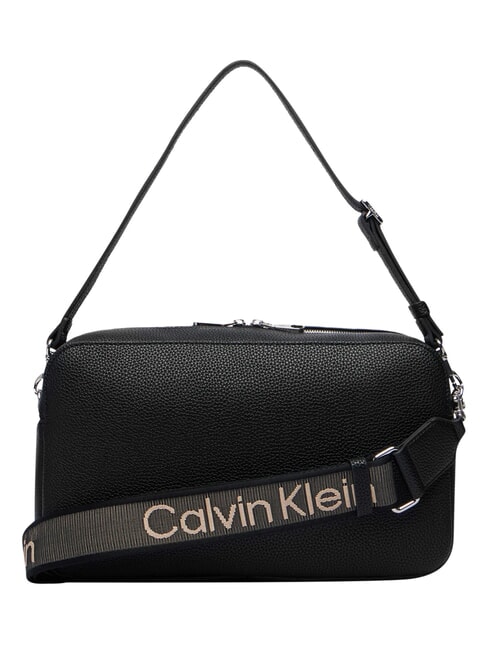 WEBBING Sac bandouli&egrave;re, avec bandouli&egrave;re sur noir - Sacs pour Femme