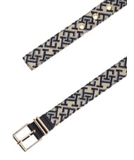 TOMMY HILFIGER TH SQUARE Ceinture bleu de l'espace - Ceintures - 2