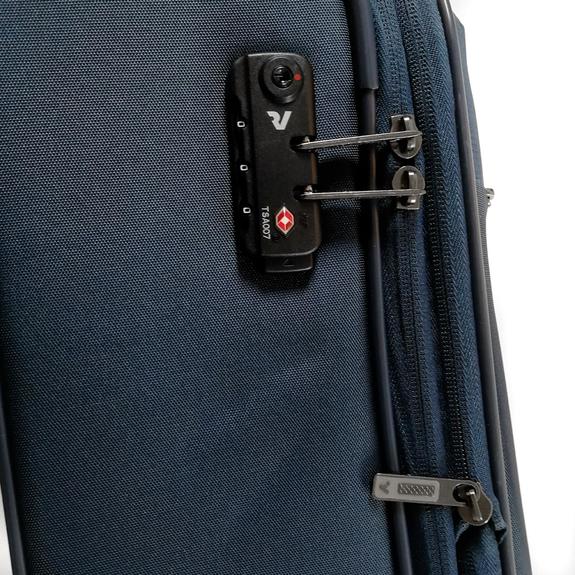 Valise Ligne ACTION, valise cabine, extensible bleu - Valises cabine
