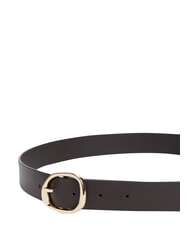 TOMMY HILFIGER TH SCULPT ceinture en cuir fondant brun - Ceintures - 2