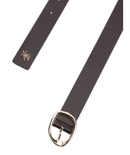TOMMY HILFIGER TH SCULPT ceinture en cuir fondant brun - Ceintures - 4