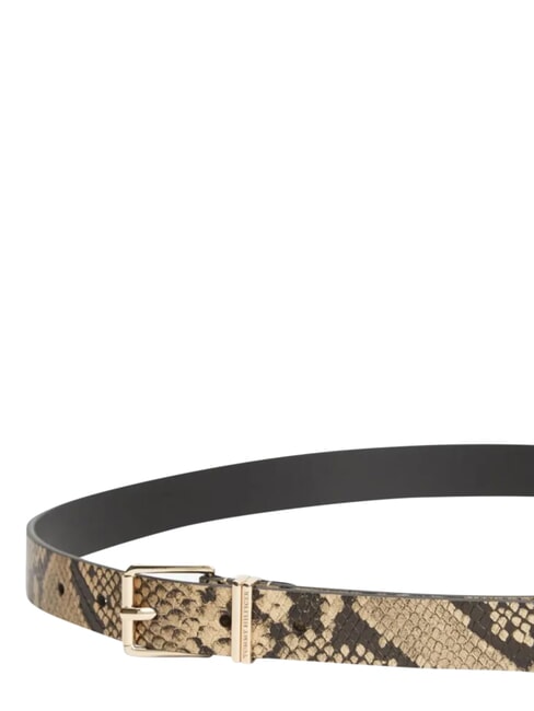 TH SQUARE ceinture en cuir serpent - Ceintures