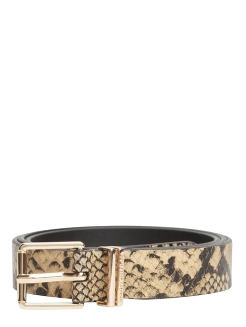 TH SQUARE ceinture en cuir serpent - Ceintures