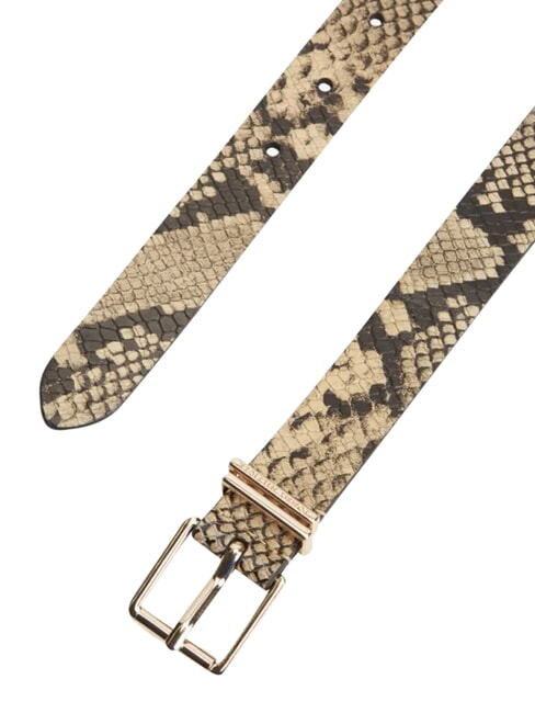 TH SQUARE ceinture en cuir serpent - Ceintures