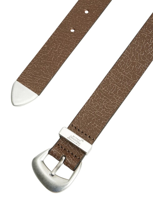 TJW SEASONAL COOL ceinture en cuir kaki fonc&eacute; des hauts plateaux - Ceintures