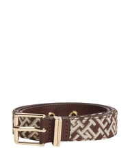 TOMMY HILFIGER TH SQUARE Ceinture kaki classique - Ceintures - 3