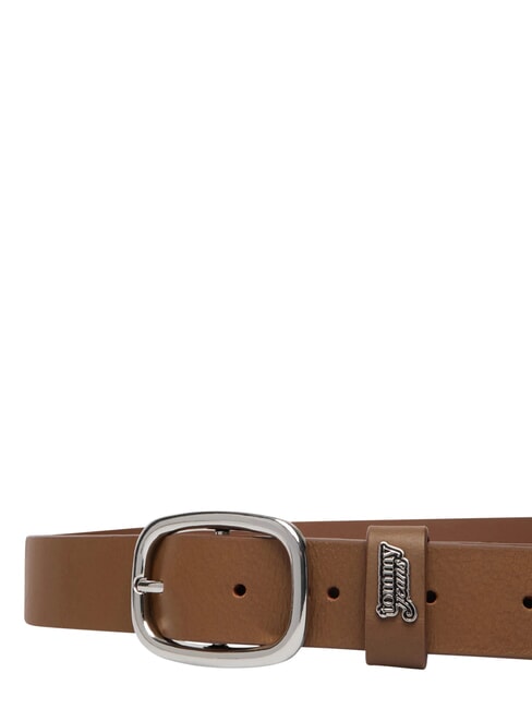 TJW OVAL ceinture en cuir kaki fonc&eacute; des hauts plateaux - Ceintures