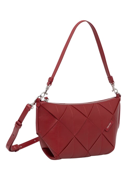 WOVEN sac bandouli&egrave;re vin de Bordeaux - Sacs pour Femme