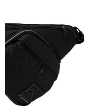 CALVIN KLEIN EMBLEM AOP sac bandouli&egrave;re sur noir - Sacs en Bandouli&egrave;res pour Homme - 4