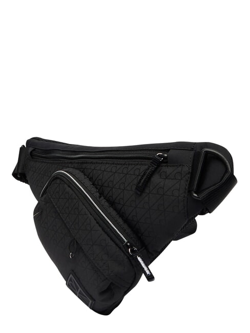 EMBLEM AOP sac bandouli&egrave;re sur noir - Sacs en Bandouli&egrave;res pour Homme