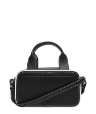 CALVIN KLEIN CONTRAST CK Mini sac &agrave; main avec bandouli&egrave;re sur noir - Sacs pour Femme - 3