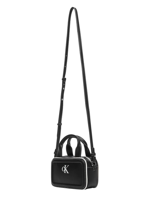 CONTRAST CK Mini sac &agrave; main avec bandouli&egrave;re sur noir - Sacs pour Femme