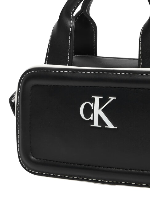 CONTRAST CK Mini sac &agrave; main avec bandouli&egrave;re sur noir - Sacs pour Femme