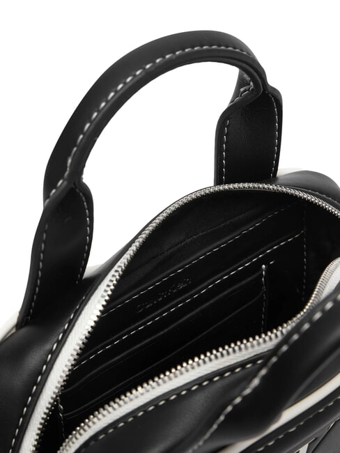 CONTRAST CK Mini sac &agrave; main avec bandouli&egrave;re sur noir - Sacs pour Femme