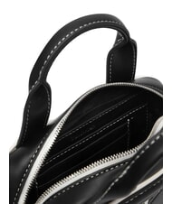 CALVIN KLEIN CONTRAST CK Mini sac &agrave; main avec bandouli&egrave;re sur noir - Sacs pour Femme - 6