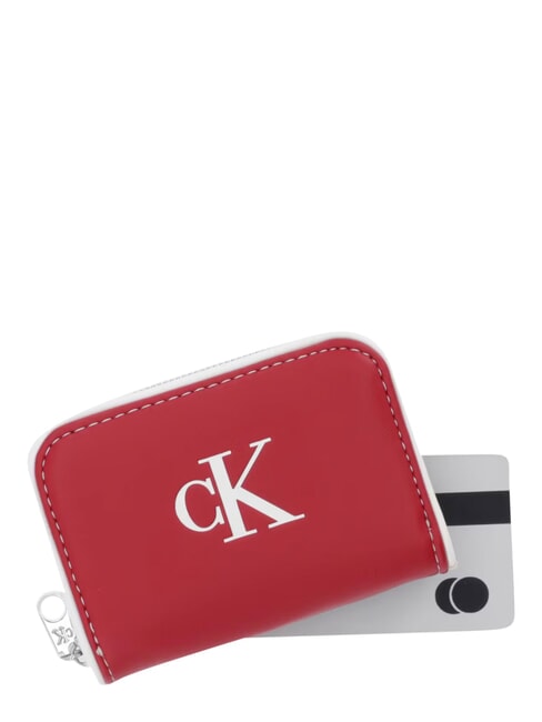 CONTRAST CK Petit portefeuille vin de Bordeaux - Portefeuilles Femme