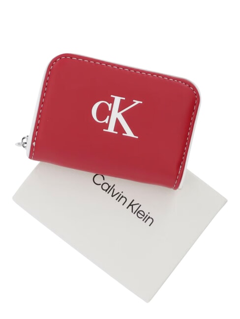 CONTRAST CK Petit portefeuille vin de Bordeaux - Portefeuilles Femme