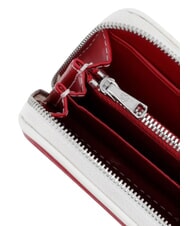 CALVIN KLEIN CONTRAST CK Petit portefeuille vin de Bordeaux - Portefeuilles Femme - 5