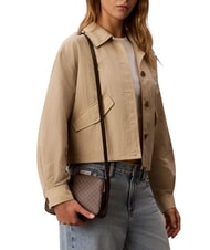 CALVIN KLEIN COATED EMBLEM Mini sac bandouli&egrave;re - Sacs pour Femme