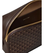 CALVIN KLEIN COATED EMBLEM Mini sac bandouli&egrave;re d&eacute;licieux aop - Sacs pour Femme - 4