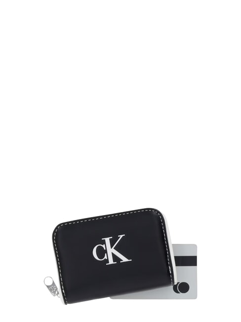 CONTRAST CK Petit portefeuille sur noir - Portefeuilles Femme