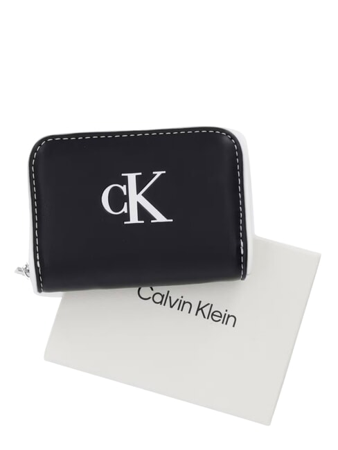 CONTRAST CK Petit portefeuille sur noir - Portefeuilles Femme