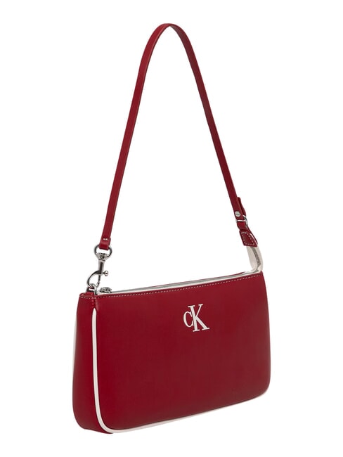 CONTRAST CK sac bandouli&egrave;re vin de Bordeaux - Sacs pour Femme