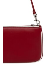 CALVIN KLEIN CONTRAST CK sac bandouli&egrave;re vin de Bordeaux - Sacs pour Femme - 3